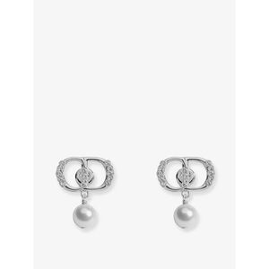 Dior Women Petit Cd Brass Earrings